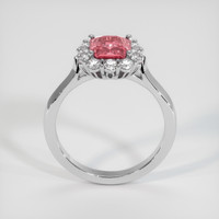 1.53 Ct. Padparadscha Sapphire Ring, Platinum 950 3