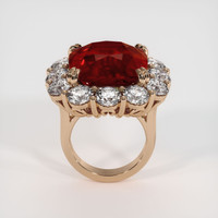 20.00 Ct. Ruby Ring, 14K Rose Gold 3