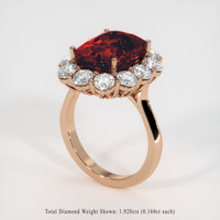 8.03 Ct. Gemstone Ring, 18K Rose Gold 2