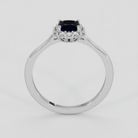 1.52 Ct. Blue Sapphire Ring, 14K White Gold 3