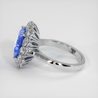 5.17 Ct. Sapphire Ring, 14K White Gold 4