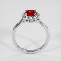 1.26 Ct. Ruby Ring, 14K White Gold 3