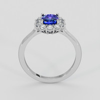 1.05 Ct. Blue Sapphire Ring, 14K White Gold 3