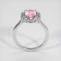 2.15 Ct. Pink Sapphire Ring, 14K White Gold 3