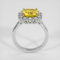 4.66 Ct. Yellow Sapphire Ring, 14K White Gold 3