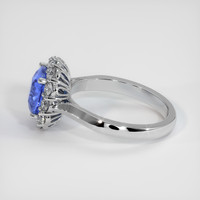 2.63 Ct. Sapphire Ring, 14K White Gold 4