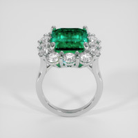 11.15 Ct. Emerald Ring, 18K White Gold 3