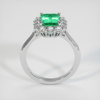 1.33 Ct. Emerald Ring, 18K White Gold 3