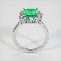 2.09 Ct. Emerald Ring, 18K White Gold 3