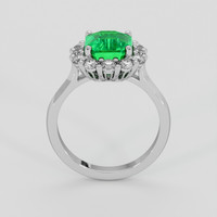 2.22 Ct. Emerald Ring, 18K White Gold 3