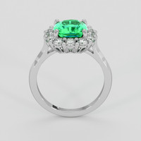2.07 Ct. Emerald Ring, 18K White Gold 3