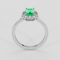 1.49 Ct. Emerald Ring, 18K White Gold 3