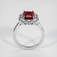 3.03 Ct. Ruby Ring, 18K White Gold 3