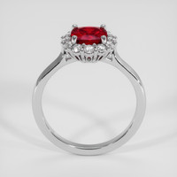 1.07 Ct. Ruby Ring, 18K White Gold 3