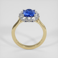 2.37 Ct. Blue Sapphire Ring, 18K White & Yellow 3