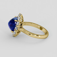 4.55 Ct. Blue Sapphire Ring, 14K Yellow Gold 4
