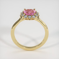 2.08 Ct. Pink Sapphire Ring, 14K Yellow Gold 3
