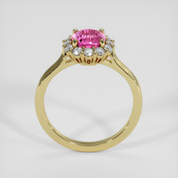 1.67 Ct. Pink Sapphire Ring, 14K Yellow Gold 3