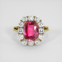 4.55 Ct. Ruby Ring, 14K Yellow Gold 1