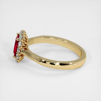 1.46 Ct. Ruby Ring, 14K Yellow Gold 4
