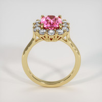 2.08 Ct. Pink Sapphire Ring, 14K Yellow Gold 3