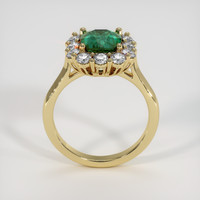 1.37 Ct. Green Sapphire Ring, 14K Yellow Gold 3