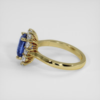 2.63 Ct. Blue Sapphire Ring, 14K Yellow Gold 4