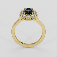 1.42 Ct. Bi Color / Parti Sapphire Ring, 14K Yellow Gold 3