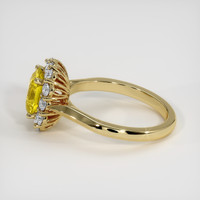 1.51 Ct. Yellow Sapphire Ring, 14K Yellow Gold 4