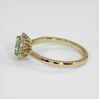 1.34 Ct. Green Sapphire Ring, 14K Yellow Gold 4