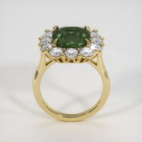 3.65 Ct. Bluish Green Sapphire Ring, 14K Yellow Gold 3