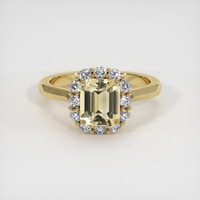 1.98 Ct. Yellow Sapphire Ring, 14K Yellow Gold 1