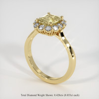 1.98 Ct. Yellow Sapphire Ring, 14K Yellow Gold 2