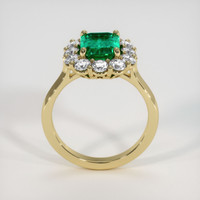 1.85 Ct. Emerald Ring, 18K Yellow Gold 3