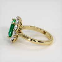 1.85 Ct. Emerald Ring, 18K Yellow Gold 4