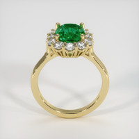 2.03 Ct. Emerald Ring, 18K Yellow Gold 3