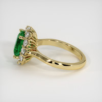2.03 Ct. Emerald Ring, 18K Yellow Gold 4