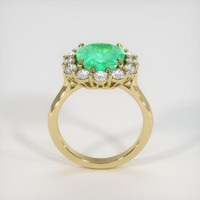 2.82 Ct. Emerald Ring, 18K Yellow Gold 3