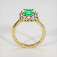 2.02 Ct. Emerald Ring, 18K Yellow Gold 3