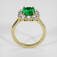 2.77 Ct. Emerald Ring, 18K Yellow Gold 3