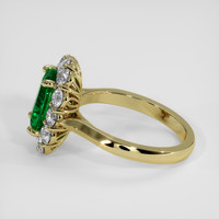 2.77 Ct. Emerald Ring, 18K Yellow Gold 4
