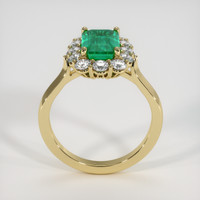 1.63 Ct. Emerald Ring, 18K Yellow Gold 3