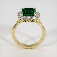 2.98 Ct. Emerald Ring, 18K Yellow Gold 3