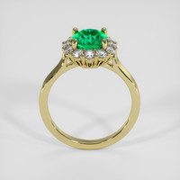 1.63 Ct. Emerald Ring, 18K Yellow Gold 3