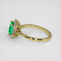 1.63 Ct. Emerald Ring, 18K Yellow Gold 4