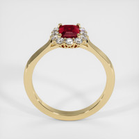 1.08 Ct. Ruby Ring, 18K Yellow Gold 3