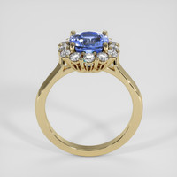 2.30 Ct. Blue Sapphire Ring, 18K Yellow Gold 3