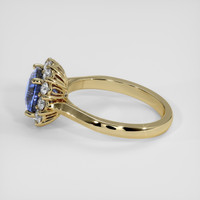 2.30 Ct. Blue Sapphire Ring, 18K Yellow Gold 4
