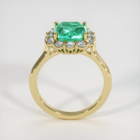 2.52 Ct. Emerald Ring, 18K Yellow Gold 3