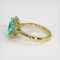 2.52 Ct. Emerald Ring, 18K Yellow Gold 4